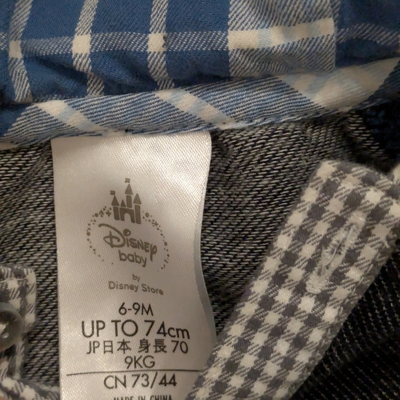 Disney Baby Emroidered Mickey Mouse Romper - Picture 6 of 7